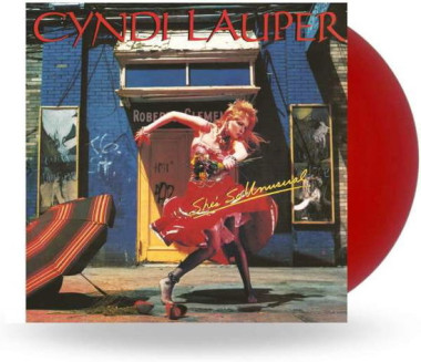 LAUPER, CYNDI • SHES SO UNUSUAL / ORANGE -COLOURED-