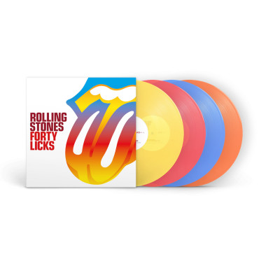 The Rolling Stones • Forty Licks / Transparent Yellow, Red, Blue & Orange 4Lp