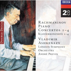 Ashkenazy, London Symphony Orchestra • Rachmaninov - Koncerty pre klavír č. 1-4