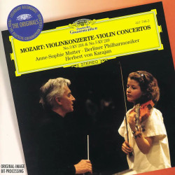 Mutter, Karajan, Berliner Philharmoniker • Mozart - Koncerty pre husle č. 3, 5