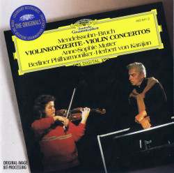 Mutter, Karajan, Berliner Philharmoniker • Mendelssohn, Bruch - Koncerty pre husle
