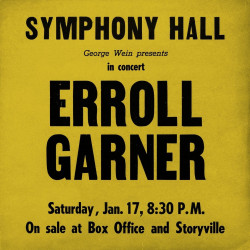 Erroll Garner Symphony Hall Concert • Erroll Garner Symphony Hall Concert