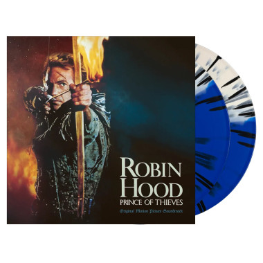 V/A • Robin Hood Prince Of Thieves / Ost / White, Blue, Black Splatter Vinyl