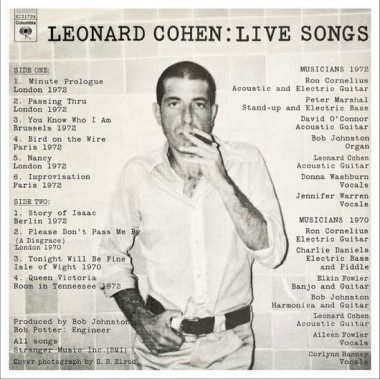 Leonard Cohen • Live Songs