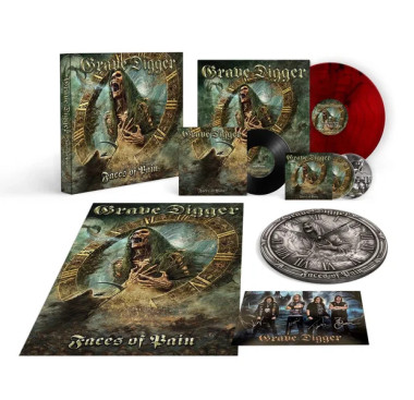 Grave Digger • Face Of Pain - Box (Lp Picture)