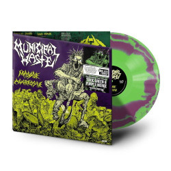 Municipal Waste • Massive Aggressive (toxic purple & green merge vinyl)