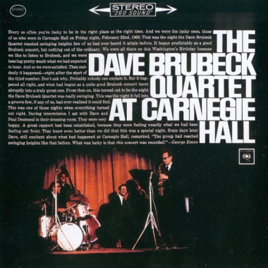 The Dave Brubeck Quartet • At Carnegie Hall