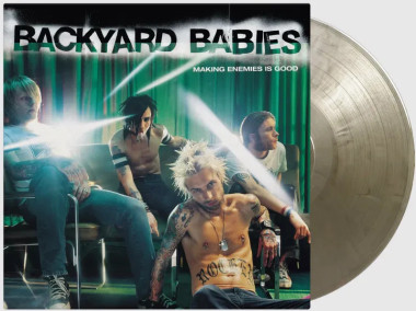 Backyard Babies • Making Enemies Is Good (silver & black marbled)