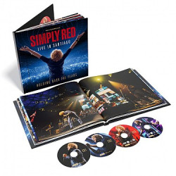Simply Red • Holding Back The Years Live In Santiago / 2 Cd´S, Blu-Ray & Dvd, 48 Page Full Colour P