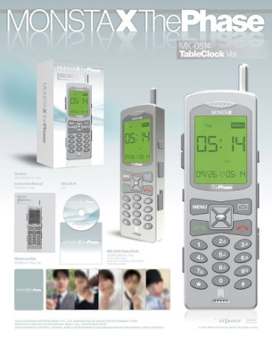 Monsta X • The Phase (MX-0514 Table Clock Version, Limited)