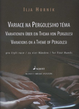 Ilja Hurník: • Variace na Pergolesiho Téma / pro ctyři ruce