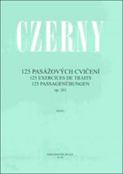 Carl Czerny: • 125 pasážových cvičení / op. 261