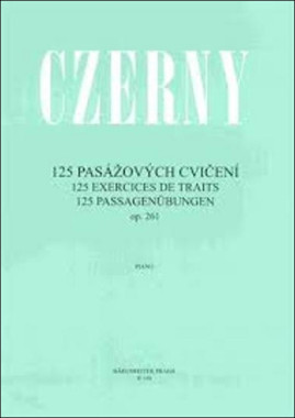 Carl Czerny: • 125 pasážových cvičení / op. 261
