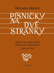 Bohuslav Martinů: • Písničky na dvě stránky