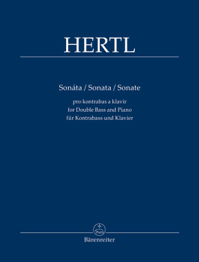 František Hertl: • Sonáta / Sonata / Sonate / pro kontrabas a klavír / for Double Bass and Piano / für Kontrabass und Klavier