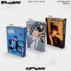Onew • 3rd Mini Album : Flow (nemo) (sleeve Case / Tag Lp 1ea + Mv Photocard 7ea + Selfie Photocard 1
