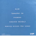 Harich Martin • Blue (EP) (s podpisom)