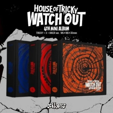 Xikers • 4th Mini Album : House Of Tricky : Watch Out (outbox / Cd + Photobook 1ea + Foled Poster 1ea