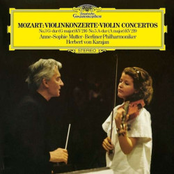 Mozart • Koncerty pro housle / Mutter / Karajan /Berliner Philharmoniker (LP)