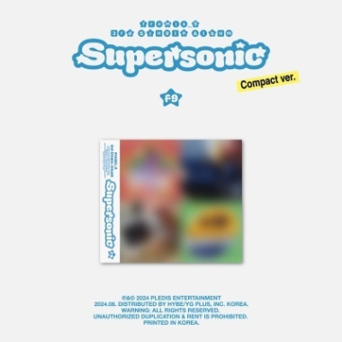 Fromis_9 • 3rd Single Album : Supersonic (compact) (outbox / Cd + 12p Booklet + Photo Card 2ea + Book