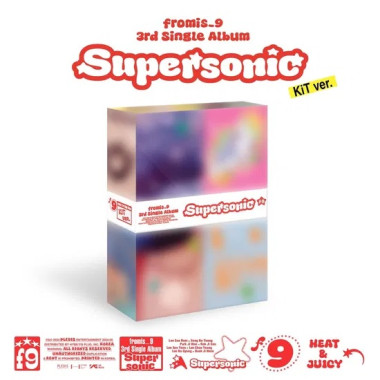 Fromis_9 • Supersonic / 1x Kit 1x Ball Chain 1x Title Card 1x Credit Card 1x Random Selfie Photo Card
