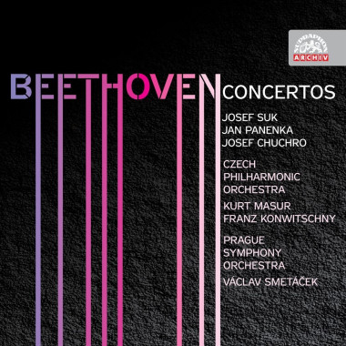 SUK JOSEF, PANENKA JAN, CHUCHRO JOSEF • BEETHOVEN: KOMPLETNI KONCERTY A TROJKONCERTY