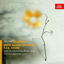 BRAHMS • HOUSLOVÉ SONÁTY 1 A 3 SONÁTA F.A.E.