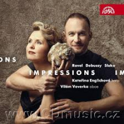 ENGLICHOVÁ KATEŘINA, VEVERKA VILÉM • RAVEL, DEBUSSY, SLUKA: SKLADBY PRO HOBOJ A HOUSLE
