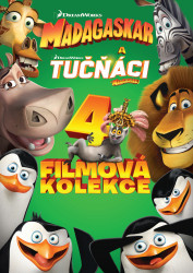 Film • Madagaskar 1.-3. + Tučniaky Z Madagaskaru Kolekcia 4dvd