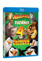Film • Madagaskar 1.-3. + Tučňáci Z Madagaskaru Kolekce 4bd